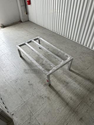 Regency Aluminum Dunnage Rack. 24” x 42” x 12”.