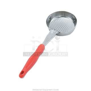 BRAND NEW! Vollrath Jacob’s Pride Series Commercial Stainless Steel Heavy Duty 8 Oz. Round Perforated Portion Spoon/Spoodle! With Orange Grip Handle! Model: 6432865! 11X Your Bid!
