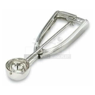 BRAND NEW! Vollrath Commercial Stainless Steel 0.6 Oz. Round Squeeze Disher/Scoop! Model: 47158! 12X Your Bid!
