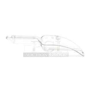 BRAND NEW! Cambro Camwear Series Commercial Clear 12 Oz. Handheld Ingredient/Ice Scoop! Model: SCP12CW135! 12X Your Bid! - Item #1185304