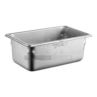 BRAND NEW! Vollrath SuperPan Series Commercial Stainless Steel ¼-Size 4” Deep Anti-Jam Hotel/Steamtable Pan! Model: 30442! 4X Your Bid!