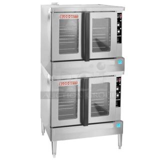 BRAND NEW! Blodgett Zephaire Series Commercial Stainless Steel Electric Powered Double Stacked Convection Oven! Energy Star Certified! With Wired Oven Racks! Model: ZEPHAIRE-100-E SN: 090324CMB-00000000000000000001/090324CMT-00000000000000000001! 208V 1 Phase! 2X Your Bid Makes One Unit!