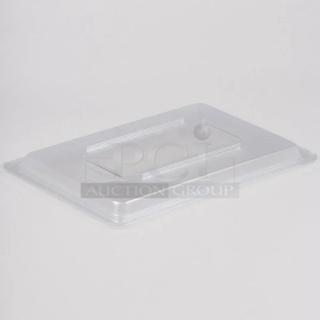 BRAND NEW! Rubbermaid Commercial Clear Polycarbonate 18"x12" Rectangular Food Storage Container Lid/Cover! Model: FG331000CLR! 2X Your Bid!