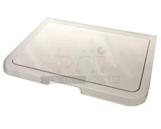 BRAND NEW! Cambro Commercial Clear Polycarbonate Ingredient Bin IBS37 Front Section Lid Only! Model: 60273! 6X Your Bid!