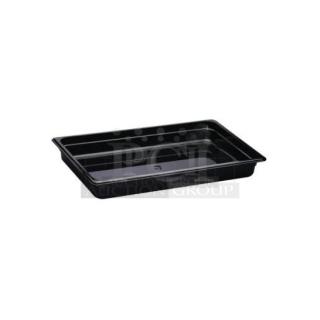 BRAND NEW! Cambro X-Pan Series Commercial Black Onyx Full-Size 2.5" Deep High Heat Food Pan! Model: 12HP771! 6X Your Bid!