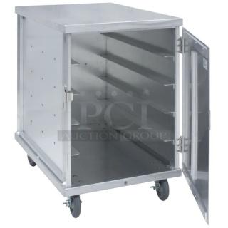 NEW! OUT OF THE BOX! Cres-Cor Commercial Aluminum Heavy Duty 10-Tray Meal Delivery Cart! Model: 101-1520-10! On Casters!