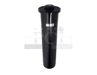 BRAND NEW! San Jamar Commercial Black Counter Mount EZ-Fit One-Size-Fits-All Cup Dispenser! Model: C2410CBK! 3X Your Bid!