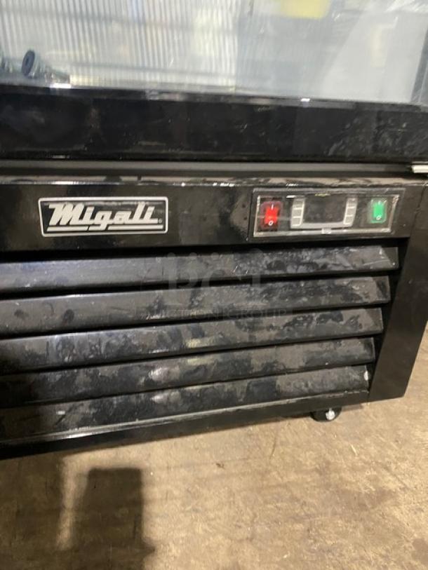 OUT OF THE BOX! Scratch-N-Dent! Migali! 2020! Late Model! Commerical Single Glass Swing Door Reach In Merchandiser Freezer! With Poly Coated Wire Racks! Model: C-23FM-HC SN: C-23FM-HC00320081500920015! 115V 1 Phase! - Image 10 of 11