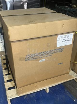 Smokemaster Electronic Air Cleaner
Model # F62B-1011
29-1/2 x 31-1/2 x 31
280 Lbs.