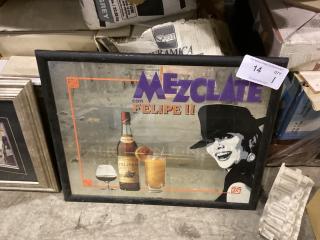 Mezclate Con Felipe II Bar Mirror