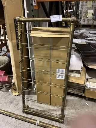 Brass Ceiling/Under Mount Stemware Rack