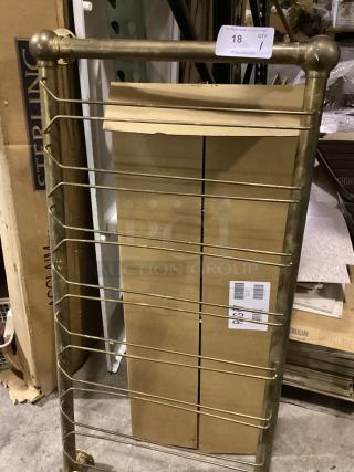 Brass Ceiling/Under Mount Stemware Rack