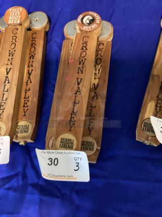 Crown Valley Tap Handles 
Qty 3 
Your Bid x 3