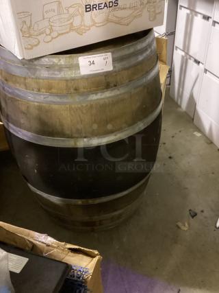 Large Wine Barrel