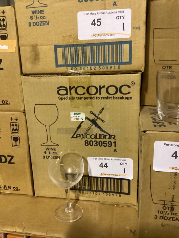 Arcoroc Excalibur 6-½ oz Wine Glass
3 Dozen Per Case
QTY 36
Your Bid x 3 - Image 3 of 4