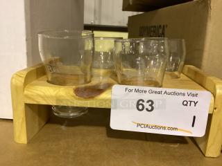 Crown Valley Tasters Mini Glass Set W/Stand