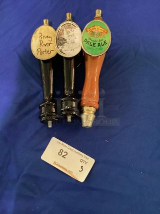 Mixed Lot of Tapper Handles
Qty 3 
Your Bid x 3