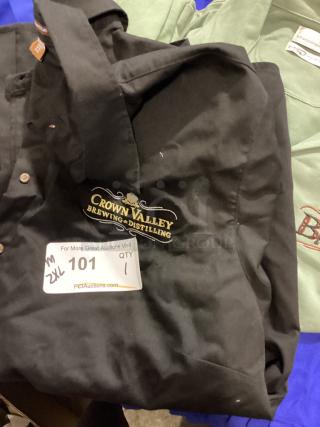 Crown Valley Brewing & Distilling Industrial Style Button Down Mens Shirt
Size 2XL