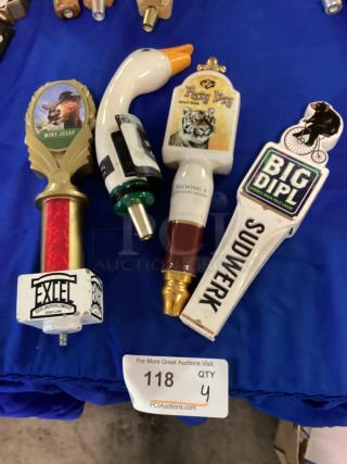 Mixed Lot of Tapper Handles
Qty 4 
Your Bid x 4