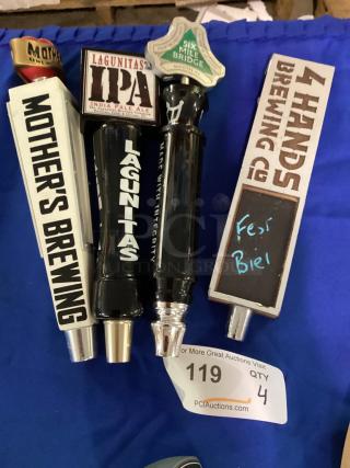 Mixed Lot of Tapper Handles
Qty 4 
Your Bid x 4
