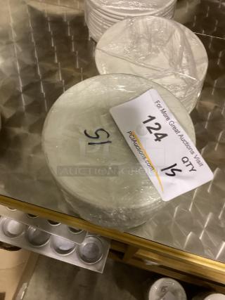 Porcelain Bread/Dessert Plate
Qty 15
Your Bid x 15