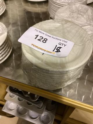 Porcelain Bread/Dessert Plate
Qty 18
Your Bid x 18