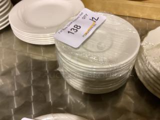 Porcelain Bread/Dessert Plate
Qty 12
Your Bid x 12