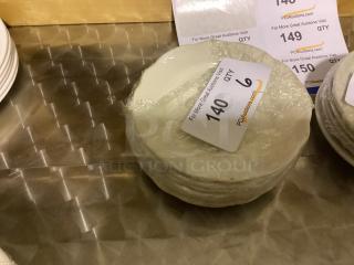 Porcelain Bread/Dessert Plate
Qty 6
Your Bid x 6