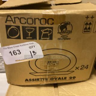 11-3/4” Arcoroc Oval Platter
Qty 18
Your Bid x 18