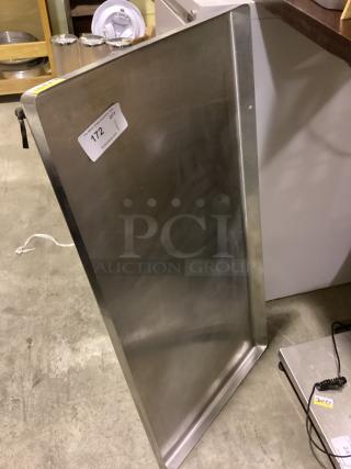 Stainless Steel Wall Mount Shelf
42 x 21-1/2