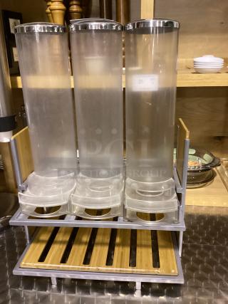 Three-Compartment Cereal Dispenser