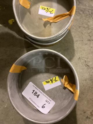 Aluminum 7-1/2 x 2” Cake Pan 
Qty 6 
Your Bid x 6