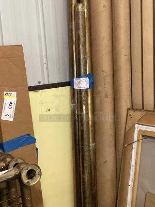 Brass Foot Rail W/Hardware
27’ Long