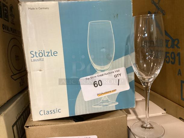 Stölzle Lausitz Classic Flute Wine Glass 
Qty 1 box/6 Glasses
Your Bid x 6 - Image 2 of 2