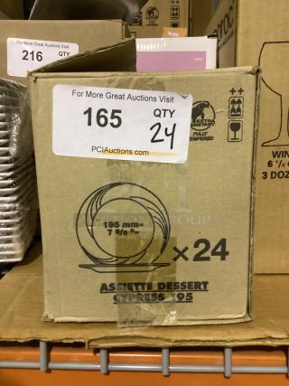 Arcoroc 7-5/8 Dessert Plate 
Qty 24
Your Bid x 24