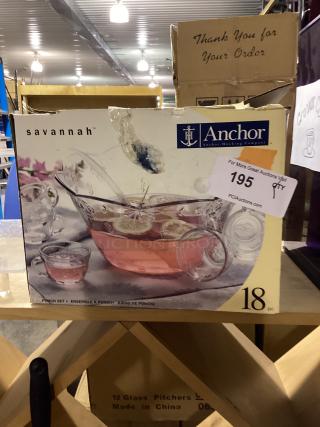 Anchor Hocking Savanna Punch Bowl