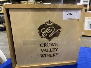 Crown Valley Wooden Collectable Box