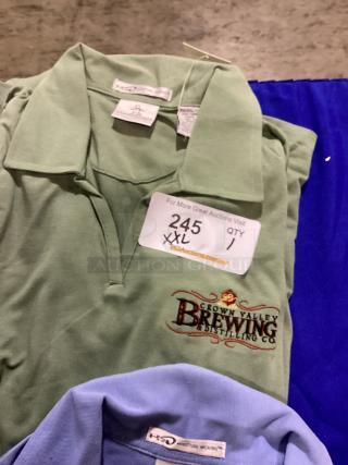 Crown Valley Brewing Women’s Polo 
Size XL
Qty 1