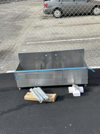 BRAND NEW! SCRATCH AND DENT! Three Compartment Sink.