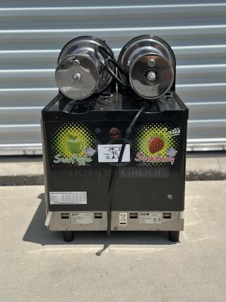 Curtis - Twin Bowl Frozen Beverage Machine. 115 V, 60 HZ, 12.4 A. Serial Number 13450170.