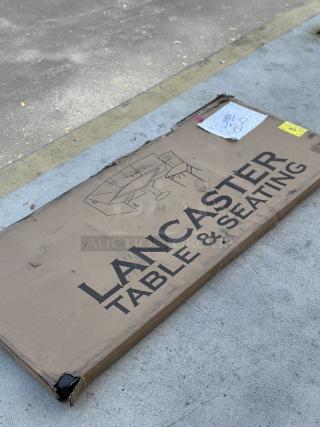 Lancaster - Table & Seating. 30" x 72"