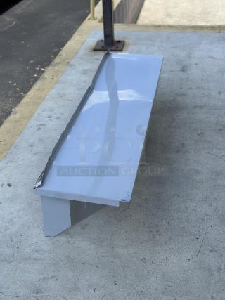 BRAND NEW! SCRATCH AND DENT! Regency - 18" x 72" Stainless Steel Wall-Mounted Shelf.