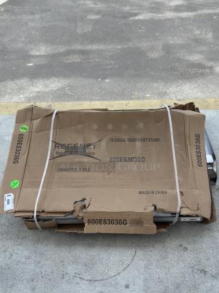BRAND NEW! SCRATCH AND DENT! Regency - 16-Gauge Stainless Steel Equipment Stand. 2 TIMES YOUR BID!!