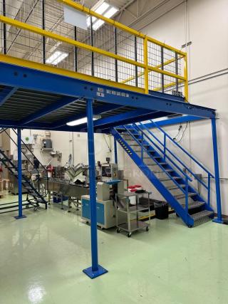 USED! Warehouse Mezzanine. Storage Space. Disassembled and Ready To Go.