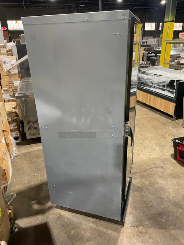 Carter Hoffmann Hot Logix Series Commercial Electric Powered Full Height Non-Insulated 18-Pan Heated Holding Cabinet! With Built In Pan Holding Rack! Model: HL1-18-9 SN: 052015556750! 120V 1 Phase! On Casters! - Image 2 of 8