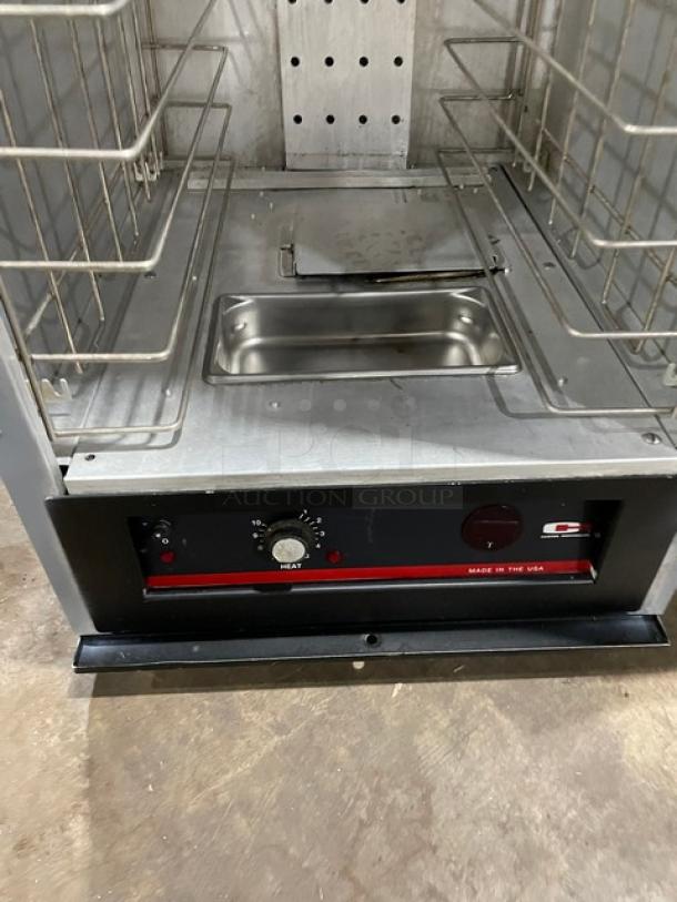 Carter Hoffmann Hot Logix Series Commercial Electric Powered Full Height Non-Insulated 18-Pan Heated Holding Cabinet! With Built In Pan Holding Rack! Model: HL1-18-9 SN: 052015556750! 120V 1 Phase! On Casters! - Image 7 of 8