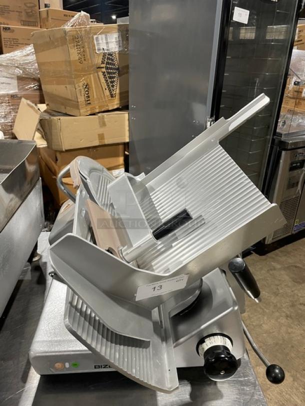 Bizerba Commercial Electric Powered Heavy Duty Countertop Deli Meat Slicer! Model: SE12! On Legs! - Image 1 of 9