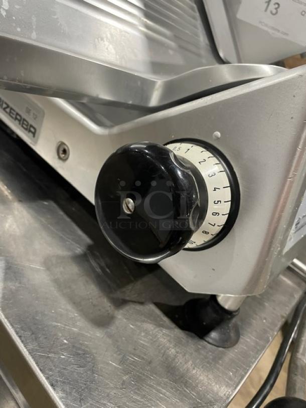 Bizerba Commercial Electric Powered Heavy Duty Countertop Deli Meat Slicer! Model: SE12! On Legs! - Image 7 of 9