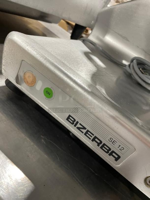 Bizerba Commercial Electric Powered Heavy Duty Countertop Deli Meat Slicer! Model: SE12! On Legs! - Image 8 of 9