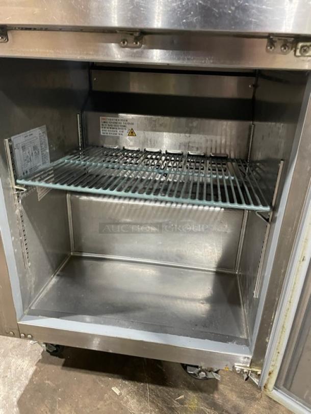 Avantco Commercial Stainless Steel Solid Single Door Undercounter Worktop Freezer! Model: 178SSWT27FHC SN:6491250320081016! 115V! On Casters! - Image 6 of 8